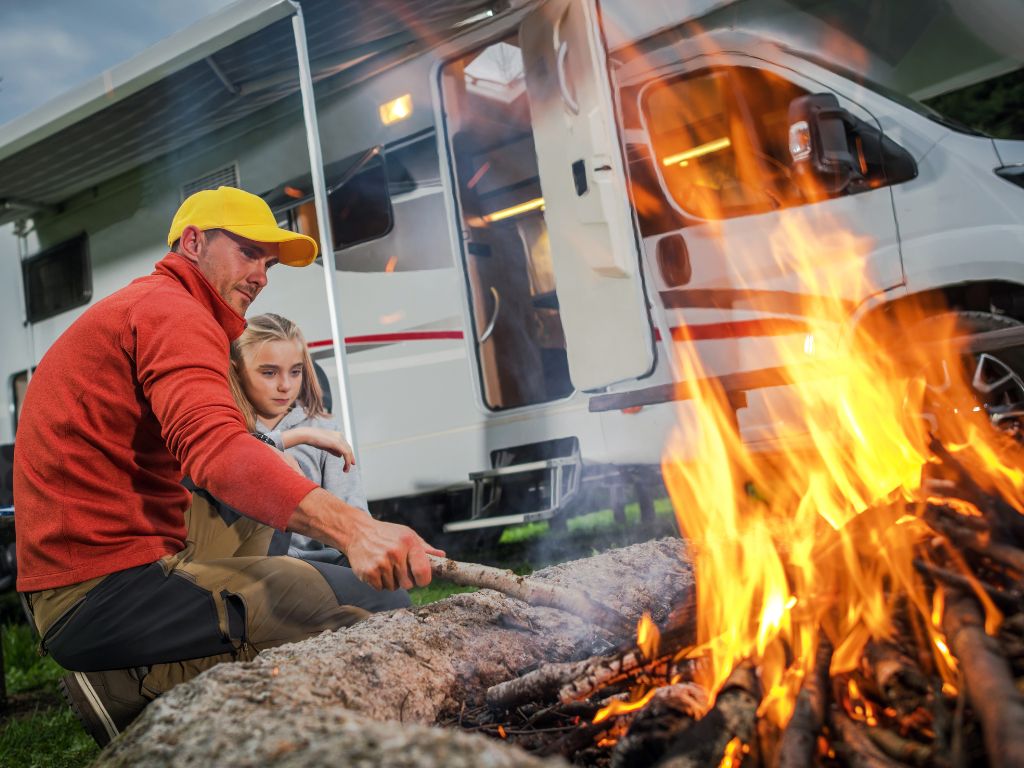 Family Camping With RV